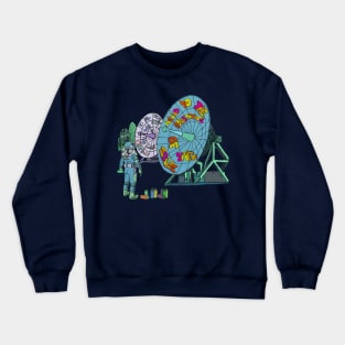 Hello to the residents of far skies Crewneck Sweatshirt